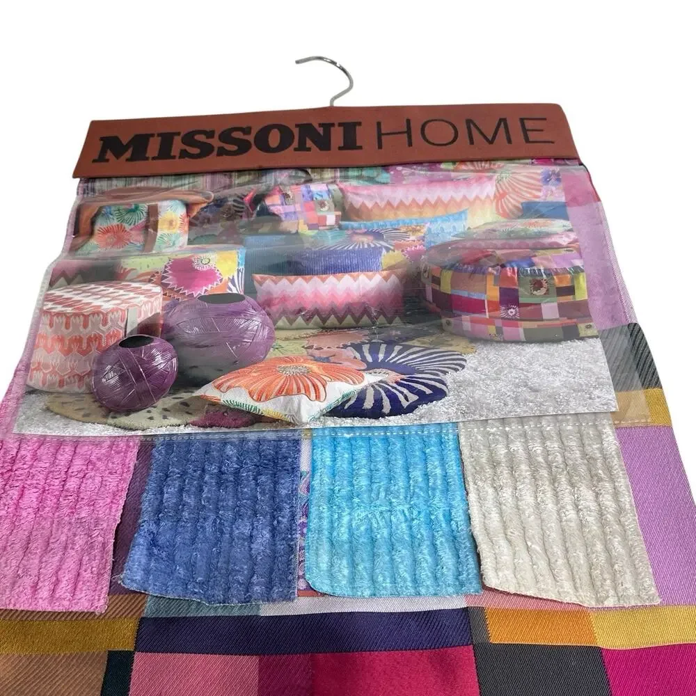 Missoni Home Hanging Bright Geometric Floral Fabric Sample